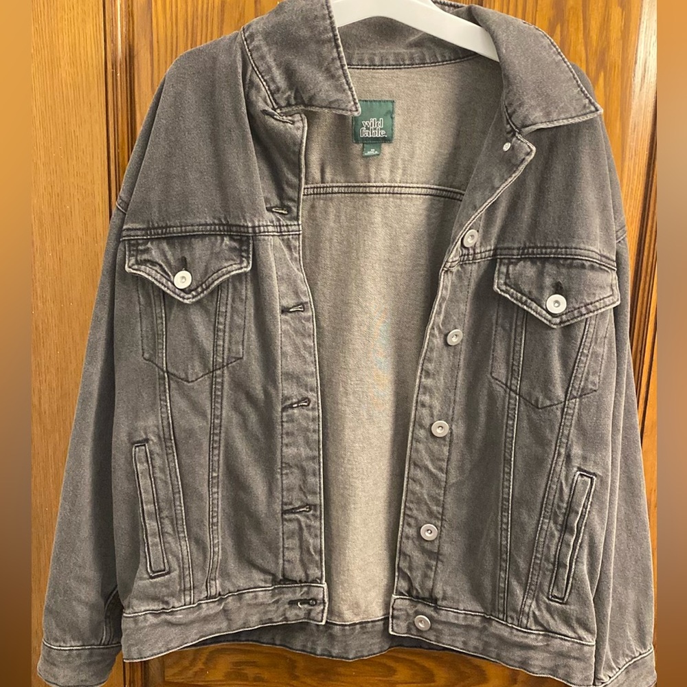 Black jean jacket target
